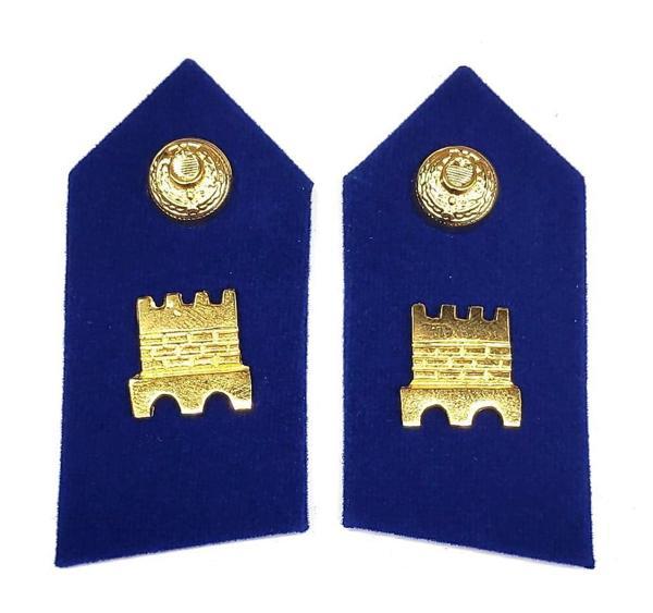 HARİCİ SUBAY İSTİHKAM SPOLET - YAKA İŞARETİ - Image 1