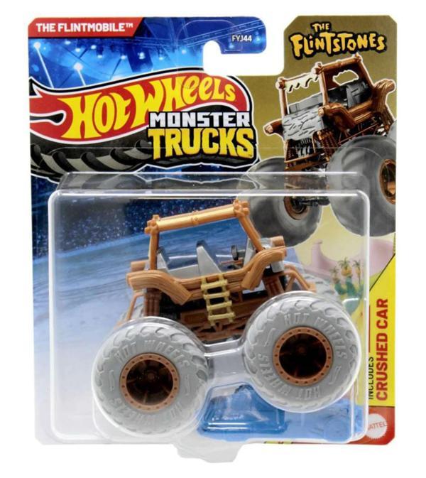 Hot Wheels Monster Trucks The Flintstones The Flintmobile - Image 1