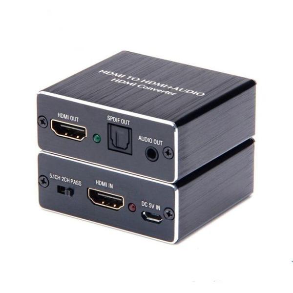 Anunnaki HDMI + Audio Out Ayırıcı Extractor Converter SPDIF Toslink Optik 3.5mm Ses Çıkışlı 4K - Image 1
