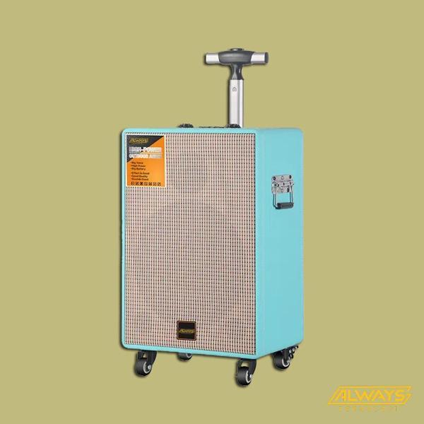 LEEWAYS Karakoke Hoparlör Taşınabilir Şarjlı Bluetooth Hoparlör 8 inc Woofer 40 w Rms Usb Aux Tf Kablosuz Mikrofon - Image 1