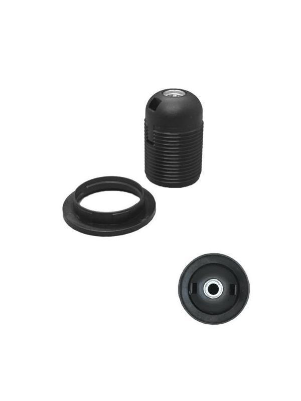 Şahnet Dişli Duy Siyah E27 - Image 1