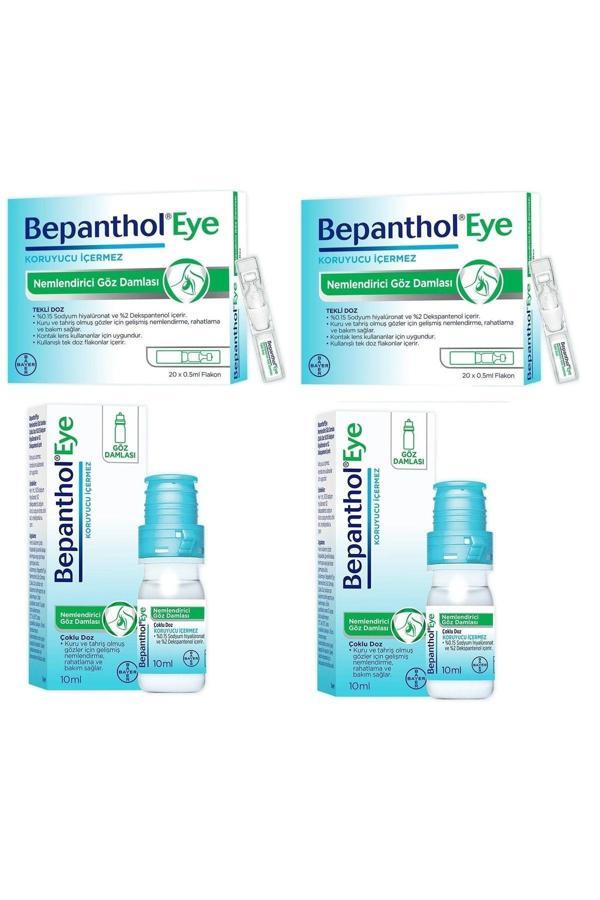 Eye Göz Damlası 10 ml 2 Adet + Eye Göz Damlası 0,5 Ml X 20 Flakon 2 Adet - Image 1