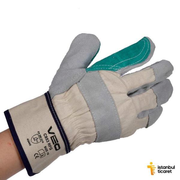 Veo C853 Rfg Takviyeli Deri Iş Eldiveni - Image 1
