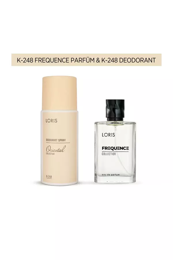 Loris K-248 Frequence Kadın Parfüm 50 Ml & K-248 Kadın Deodorant 150 Ml - Image 1