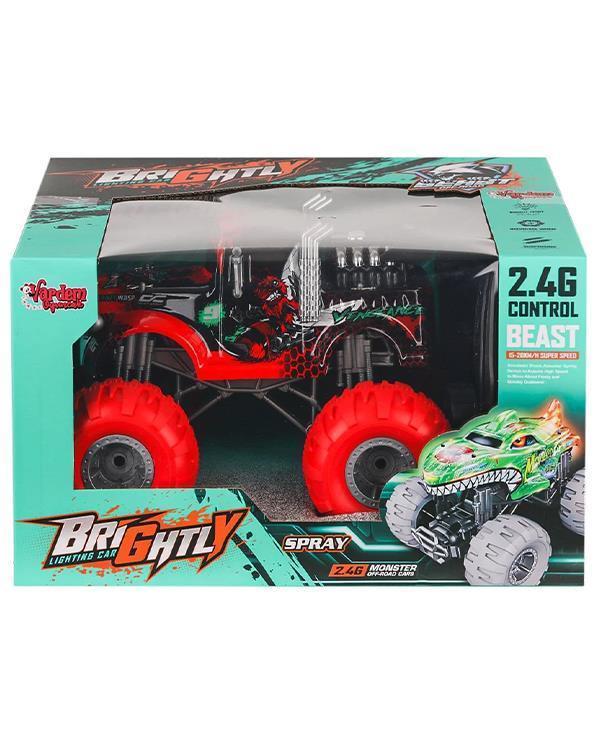 Vardem Uzaktan Kumandalı Full Fonksiyon Şarjlı 2.4GHz Işıklı Buharlı Off Road Kamyon Kırmızı RQ3049 - Image 1