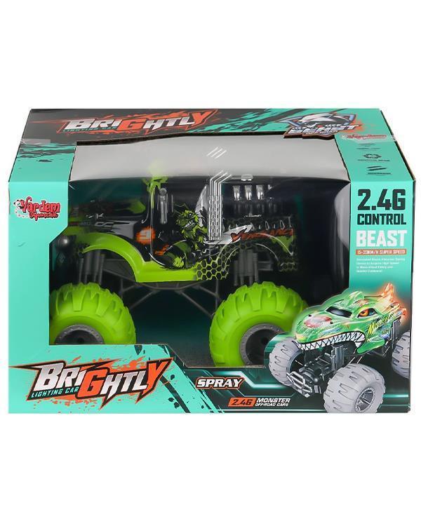 Vardem Uzaktan Kumandalı Full Fonksiyon Şarjlı 2.4GHz Işıklı Buharlı Off Road Kamyon Yeşil RQ3049 - Image 1