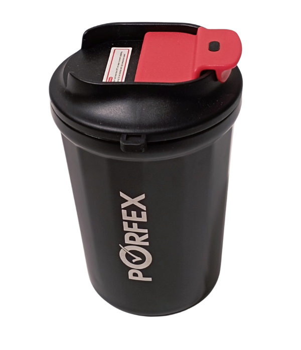 PORFEX 5357 MAT SİYAH ÇELİK TERMOS - Image 1