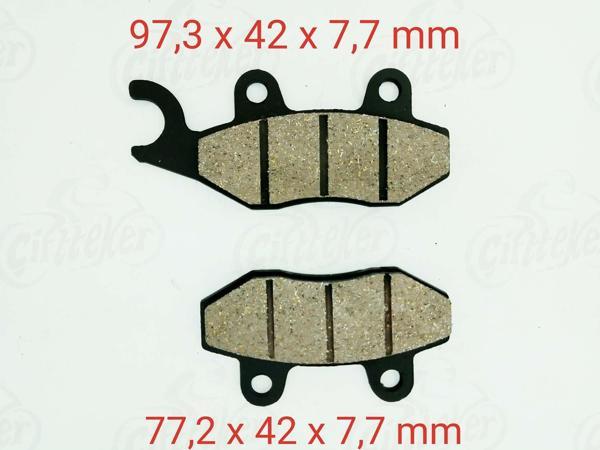 Rks Freccia 150 -Vrs 125 Ön Fren Balatası Supermoto - Image 1