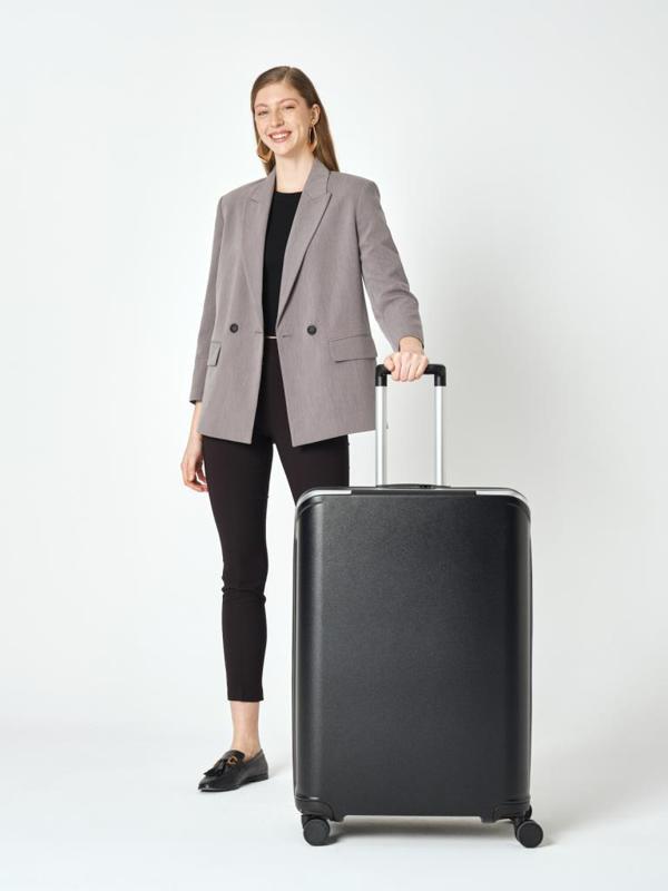 Pierre Cardin Trolley Valiz Siyah Büyük Boy 04PC7090-01-SY - Image 1