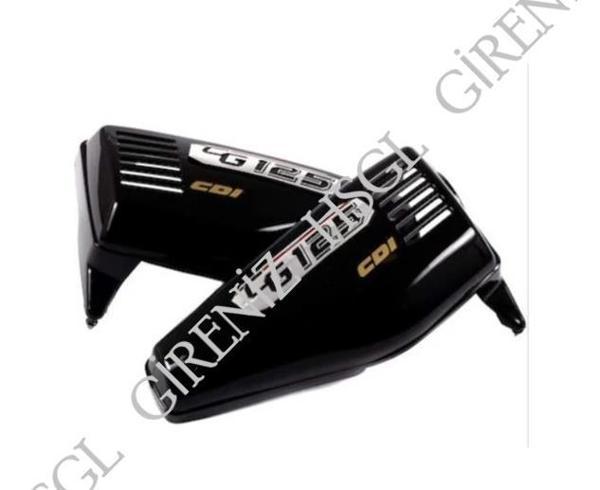 HSGL Motosiklet CG Yan Kapak Takımı Siyah Parlak Renk  Sağ  Sol Kapak Seti  CG 125 / CG 150 Uyumlu - Image 1