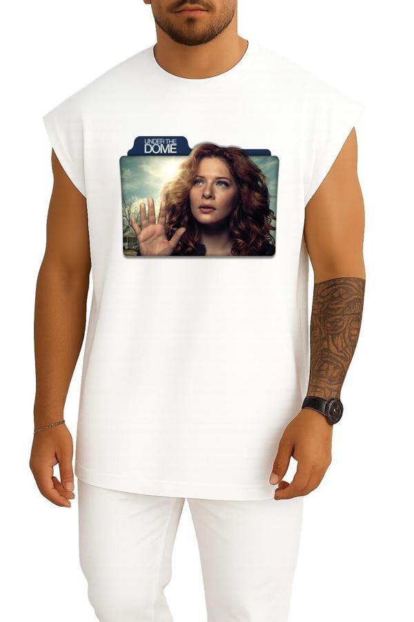 Oversize Rachelle Lefevre Under The Dome Julia Shumwa Göğüs Tasarımlı Atlet - Image 1
