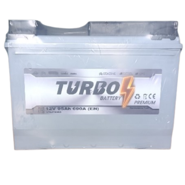 TURBO 95 AH. 690A (EN) (PETLAS GARANTİSİ ALTINDA) (ÜRETİM TARİHİ: 2025) - Image 1