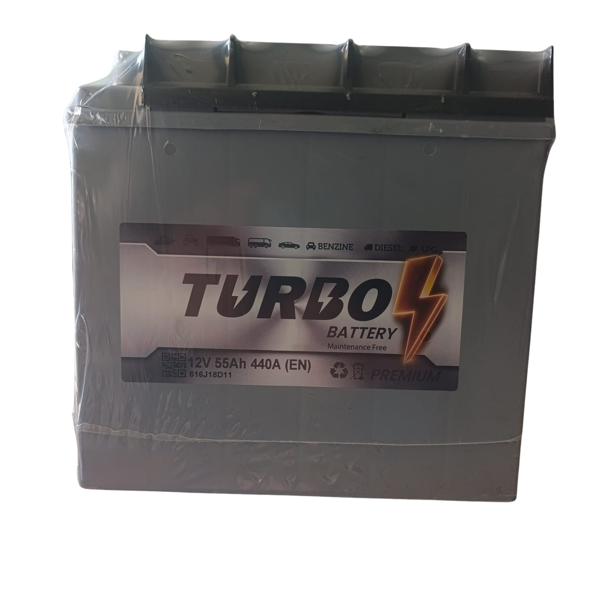 TURBO 55 AH. DİK AKÜ 440A (EN) (PETLAS GARANTİSİ ALTINDA) (ÜRETİM TARİHİ: 2025) - Image 1