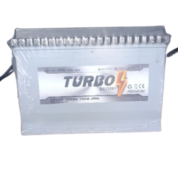 TURBO 105 AH. 760A (EN) (PETLAS GARANTİSİ ALTINDA) (ÜRETİM TARİHİ: 2025) - Image 1