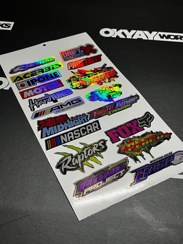 Okyay Works Motor Sticker Paket #4 - Image 1