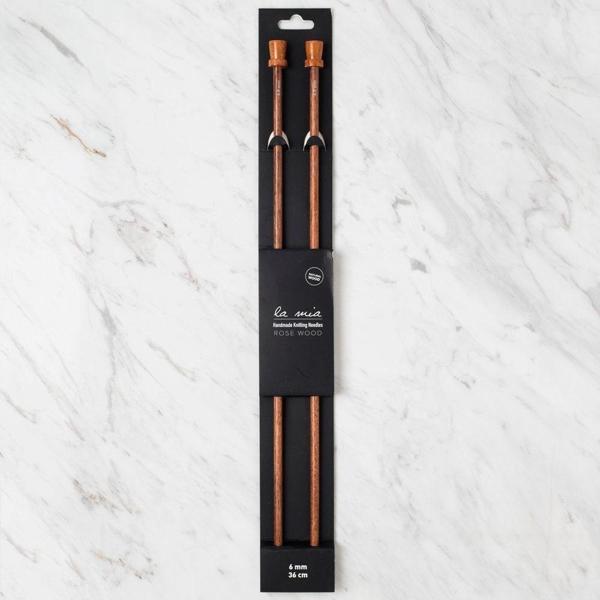 6 mm 36 cm Ahşap Örgü Şişi - Image 1