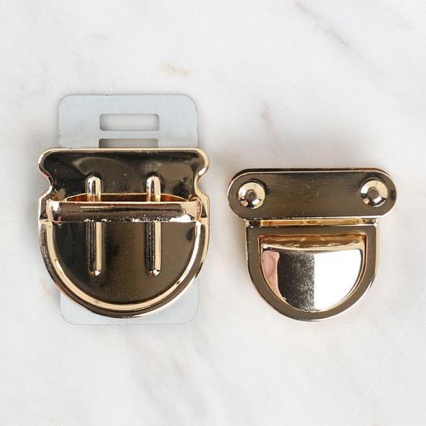 Metal Çanta Kilidi Sarı - Image 1