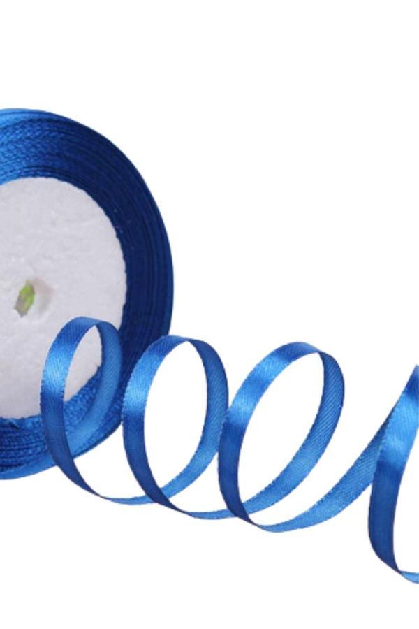Saten Kurdele 2 cm 10 Metre İndigo - Image 1