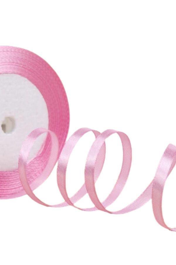 Saten Kurdele 3 mm Pembe 2 Metre - Image 1