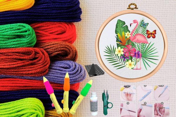 Seti Nakış Seti Kasnaklı Kendin Yap Seti Seri 16 - Image 1