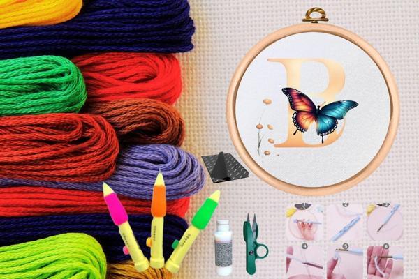 Seti Nakış Seti Kasnaklı Kendin Yap Seti Seri 45 - Image 1