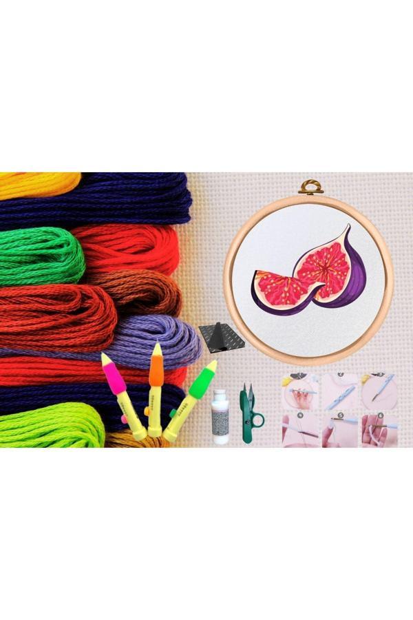 Seti Nakış Seti Kasnaklı Kendin Yap Seti Seri 5 - Image 1