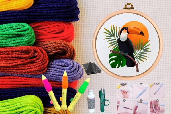 Seti Nakış Seti Kasnaklı Kendin Yap Seti Seri 22 - Image 1