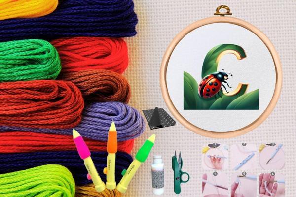 Seti Nakış Seti Kasnaklı Kendin Yap Seti Seri 61 - Image 1