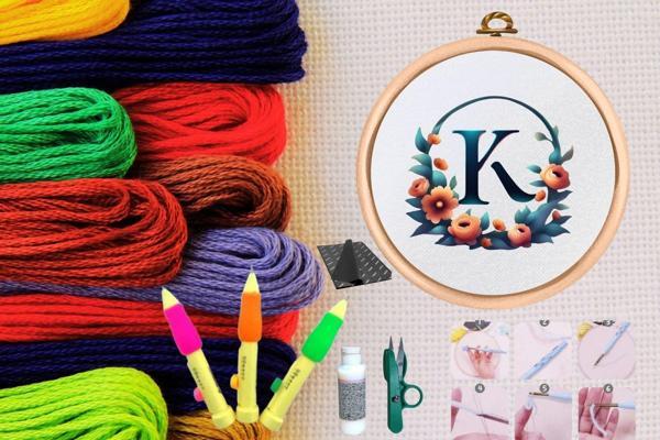 Seti Nakış Seti Kasnaklı Kendin Yap Seti Seri 77 - Image 1