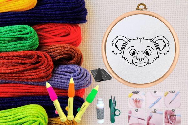 Seti Nakış Seti Kasnaklı Kendin Yap Seti Seri 55 - Image 1