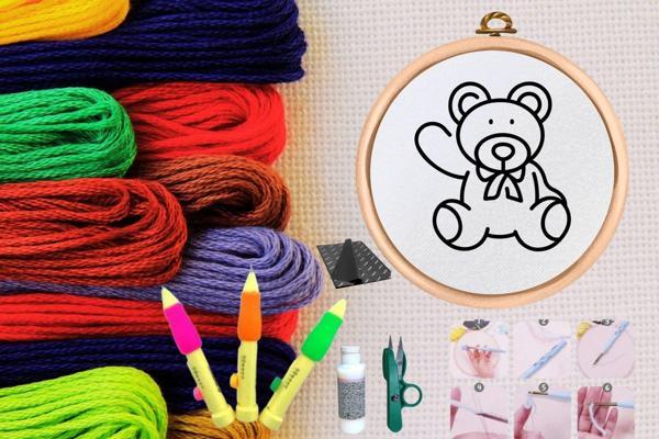 Seti Nakış Seti Kasnaklı Kendin Yap Seti Seri 51 - Image 1