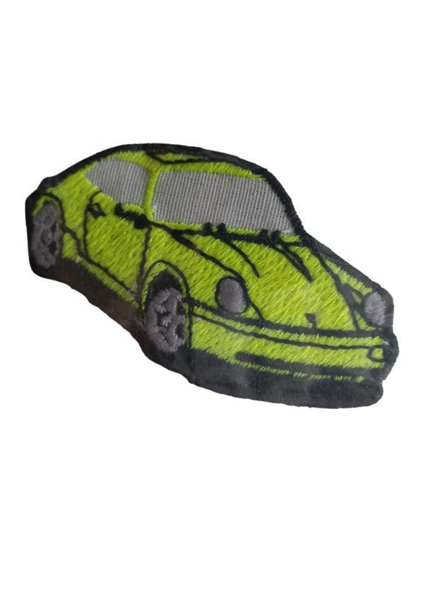 Aplike Ütü İle Yapışan Araba Yeşil Arma 3x4 cm - Image 1