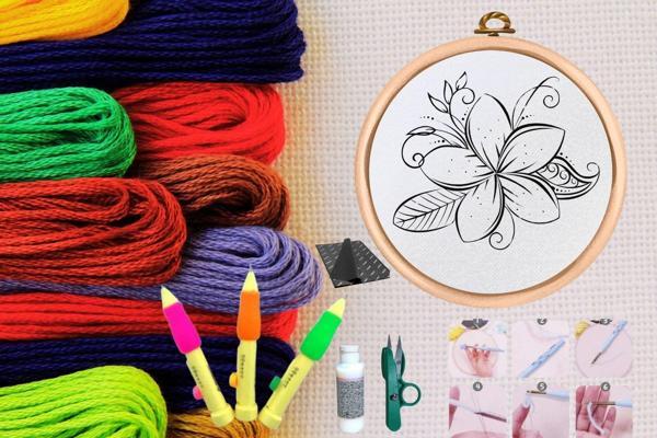 Seti Nakış Seti Kasnaklı Kendin Yap Seti Seri 33 - Image 1