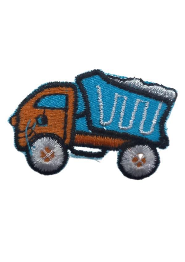 Aplike Ütü İle Yapışan Kamyon Mavi Arma 2x3 cm - Image 1