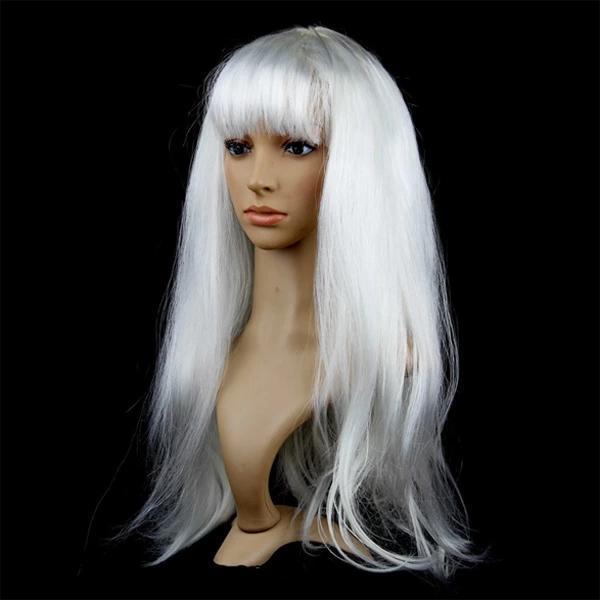 MDB Beyaz Renk Peruk Saç - Image 1