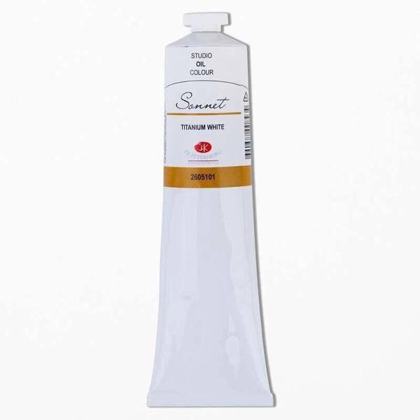 Supertrend Sonnet Yağlı Boya 120 ml. 101 Titanium White - Image 1