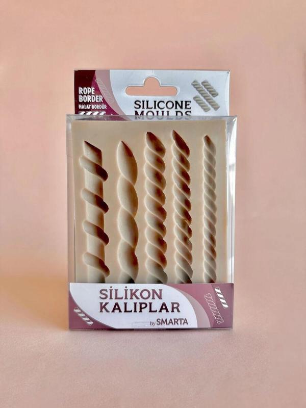 Supertrend Silicone Moulds Silikon Epoksi ve Polimer Kil Kalıbı ROPE BORDER - Image 1