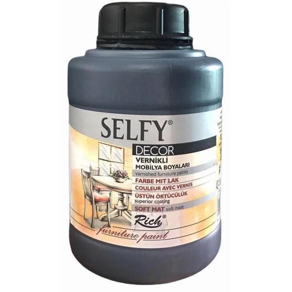 Supertrend Selfy Decor Vernikli Boya 1250 cc 12874 SİYAH - Image 1