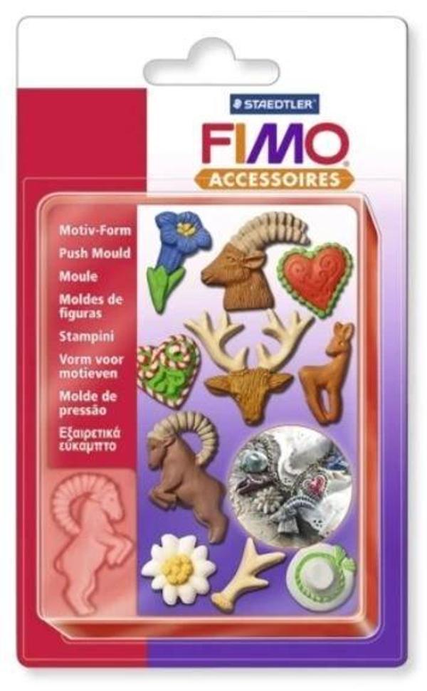 Supertrend Fimo Push Mould Esnek Silikon Polimer Kil Kalıbı ALP DAĞLARI - Image 1