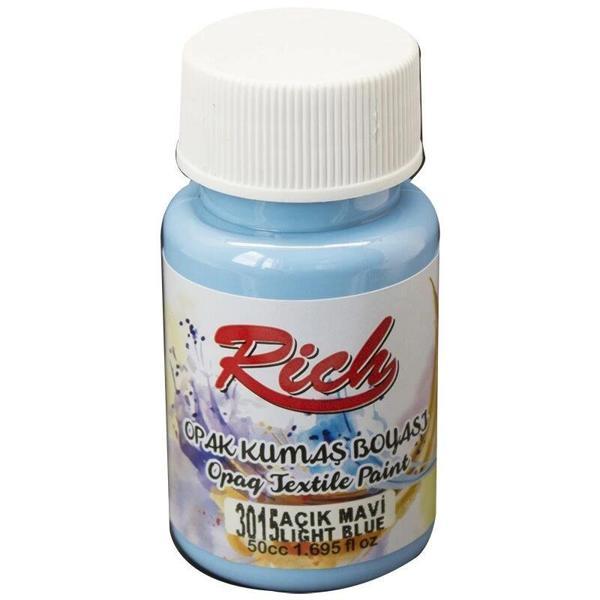 Supertrend Opak Kumaş Boyası 50 cc. 3015 AÇIK MAVİ - Image 1