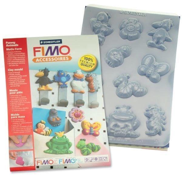 Supertrend Fimo Clay Mould Polimer Kil Şekillendirme Kalıbı FUNNY ANIMALS - Image 1