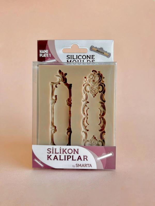 Supertrend Silicone Moulds Silikon Epoksi ve Polimer Kil Kalıbı NAME PLATE 1 - Image 1