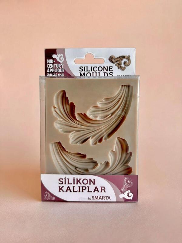 Supertrend Silicone Moulds Silikon Epoksi ve Polimer Kil Kalıbı MID-CENTURY APPLIQUE - Image 1