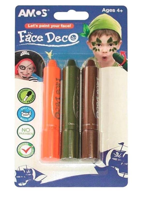 Supertrend Face Deco Yüz Boyası 3 Renk SAFARİ RENKLER - Image 1