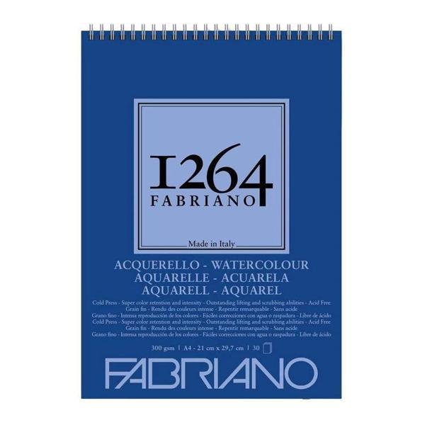 Supertrend 1264 Watercolour Pad Üstten Spiralli Sulu Boya Defteri 300 gr. A4 30 yaprak - Image 1