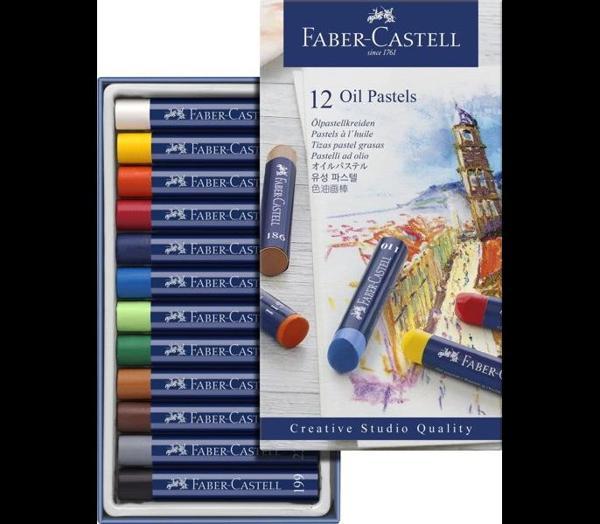 Supertrend Creative Studio Yağlı Pastel Boya Seti 12 Renk - Image 1