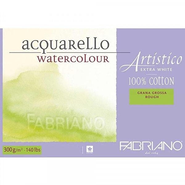 Supertrend Artistico Extra White Sulu Boya Defteri Blok Rough - Kalın Doku 300 gr. 26x36 cm. 12 yapr - Image 1