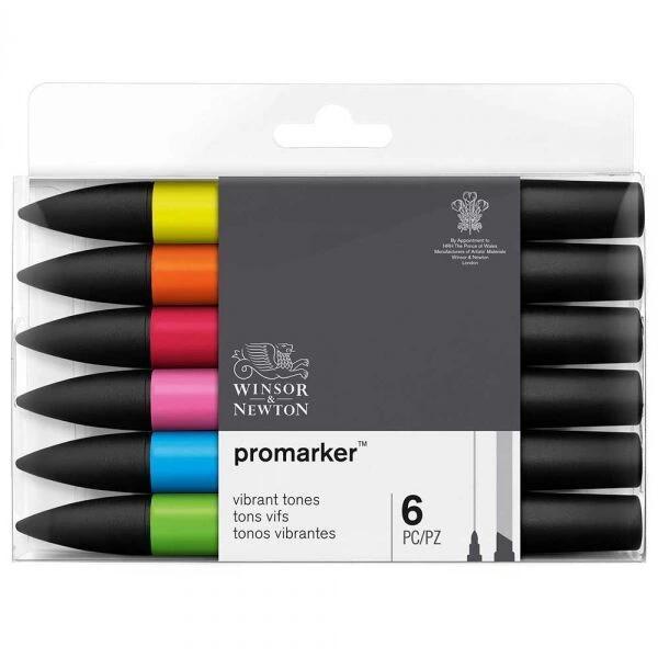 Supertrend ProMarker Kalem Seti 6 Renk GÜÇLÜ TONLAR - Image 1