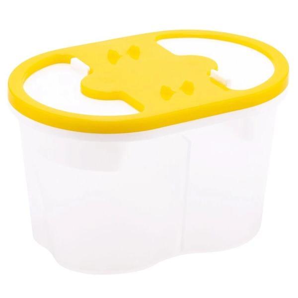 Supertrend Fırça Yıkama Su Kabı 2 Bölmeli Sarı - Image 1
