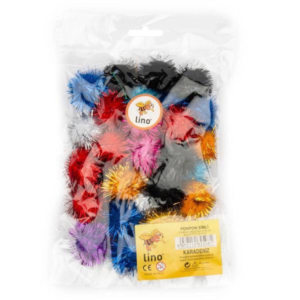 Supertrend Simli Ponpon 3 cm. 30'lu Paket - Image 1